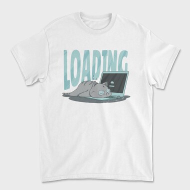 Lazy Cat, Unisex Men's T-Shirt