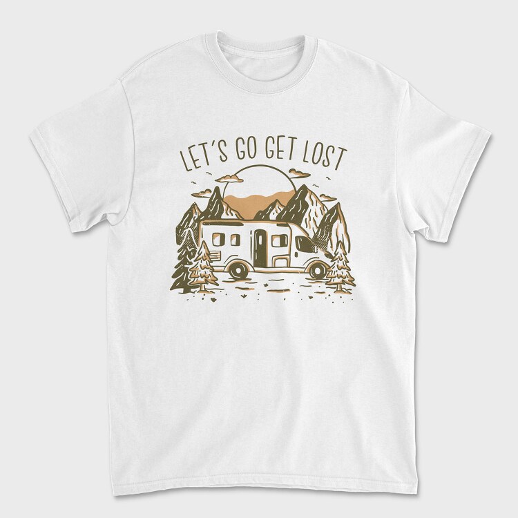 Lets Get Lost Van, Унисекс Мъжка Тениска