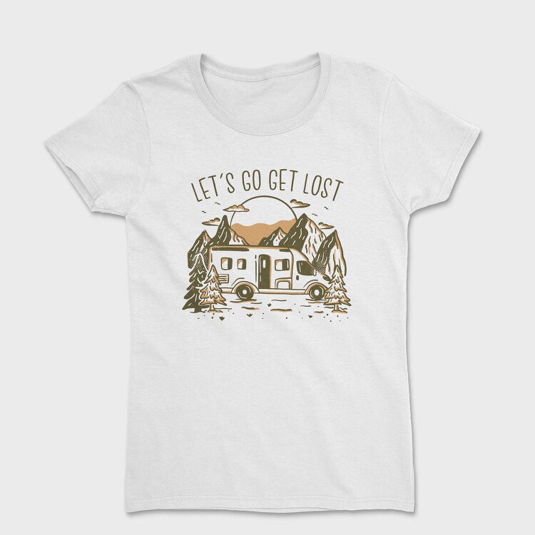 Lets Get Lost Van, Women's T-Shirt
