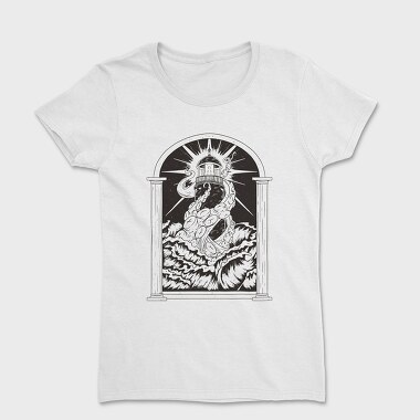 Lighthouse Kraken, Women's T-Shirt