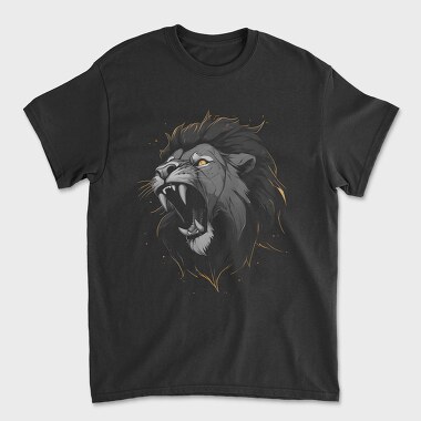 Lion Duotone, Unisex Men's T-Shirt