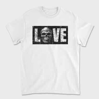 Love Skull, Unisex Men's T-Shirt