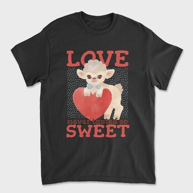 Унисекс Мъжка Тениска, Love Sweet