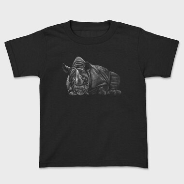 Lying Rhino, Kids' T-Shirt