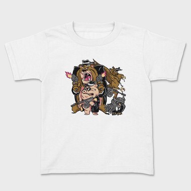 Mafia Animals, Kids' T-Shirt