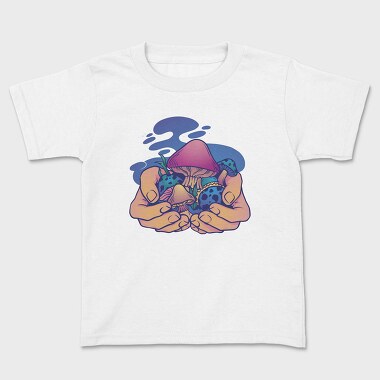 Magic Mushrooms, Kids' T-Shirt