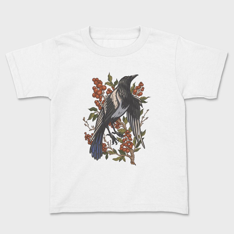Magpie Berries, Kids' T-Shirt