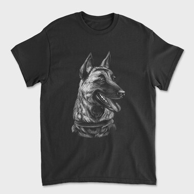 Malinois Belga Dog, Unisex Men's T-Shirt