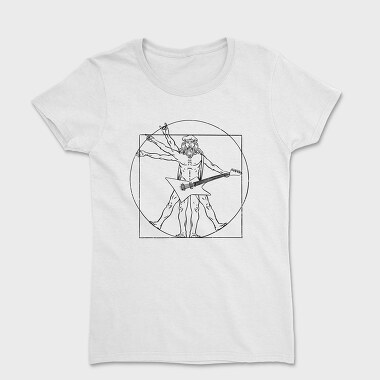 Man Electric Guitar, Women's T-Shirt