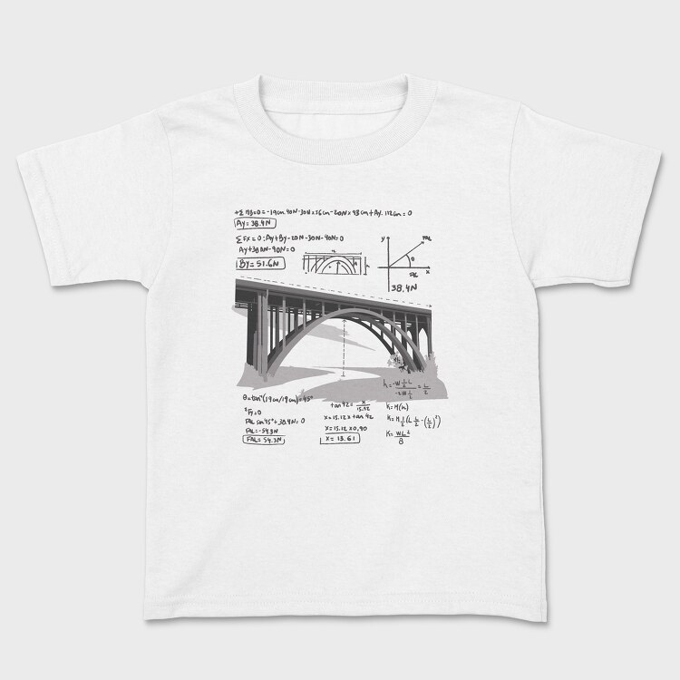 Mathbridge, Kids' T-Shirt