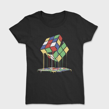 Melting Rubik, Women's T-Shirt