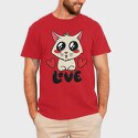 Meow Cute Cat, Unisex Men's T-Shirt