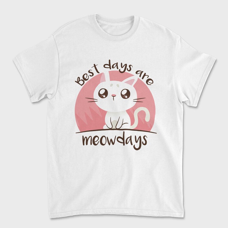 Meowdays Cat, Unisex Men's T-Shirt