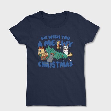 Meowy Christmas 2, Women's T-Shirt