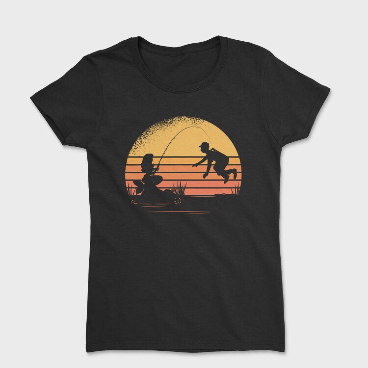 Mermaid Is Fishing, Women's T-Shirt