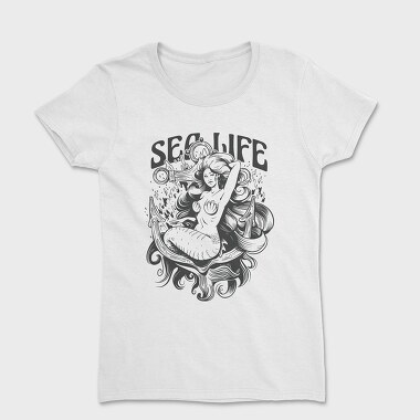 Mermaid Sea Life, Women's T-Shirt