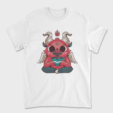 Mini Baphomet Coffee, Unisex Men's T-Shirt