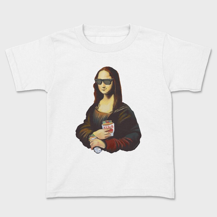 Monalisa Painting Kebab, Детска Тениска