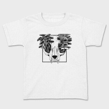 Skull Fungi, Kids' T-Shirt