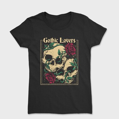 Skulls Roses, Women's T-Shirt