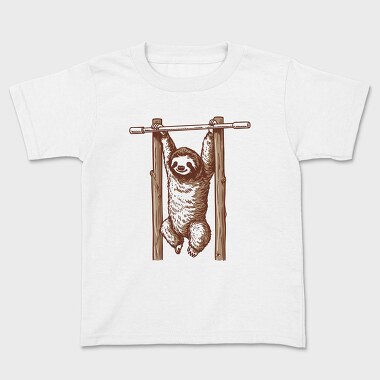 Sloth Workout, Kids' T-Shirt