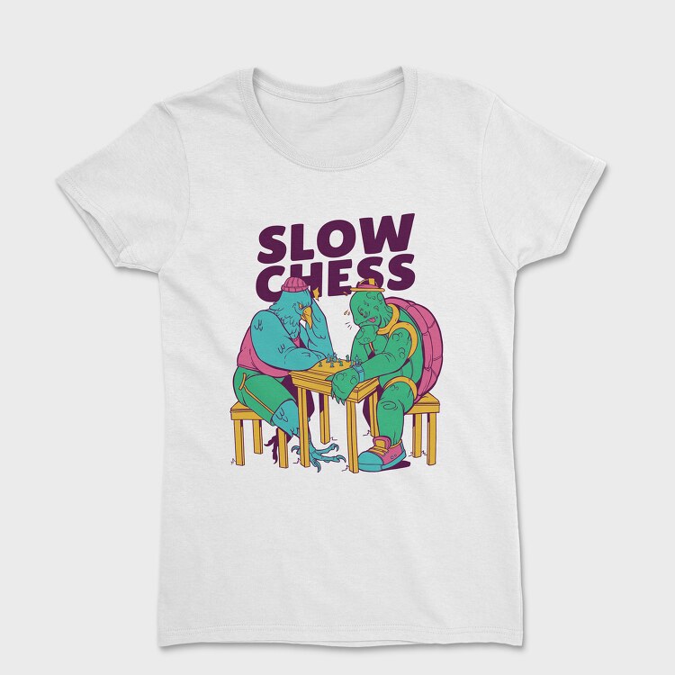 Slow Chess Turtle, Women's T-Shirt