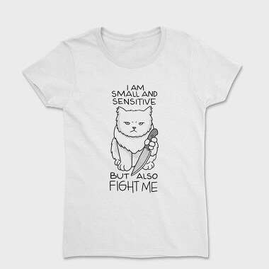 Small and Sensitive Cat, Women's T-Shirt