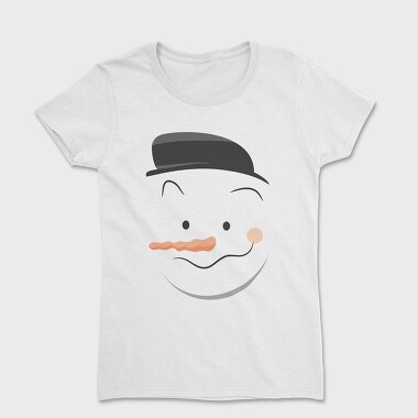 Snow Man Face 1, Women's T-Shirt