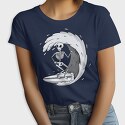 Snowmobiler Retro Sunset, Women's T-Shirt
