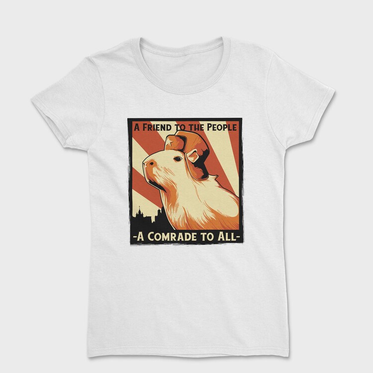 Soviet Capybara, Women's T-Shirt