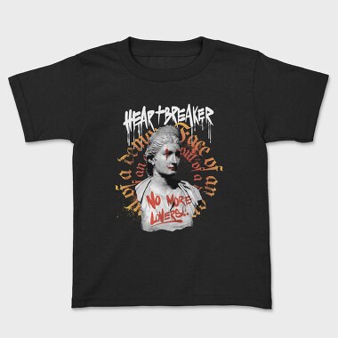 Statue Graffitti Heartbreaker, Kids' T-Shirt