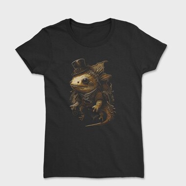 Steampunk Axolotl, Women's T-Shirt