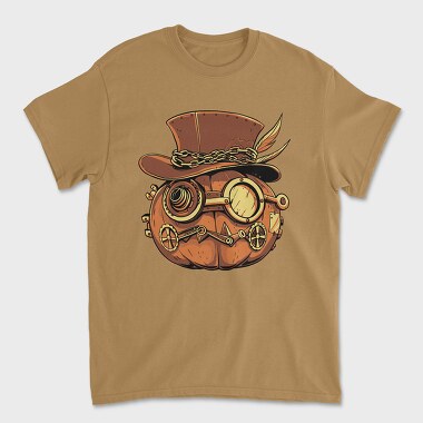 Steampunk Pumpkin, Unisex Men's T-Shirt