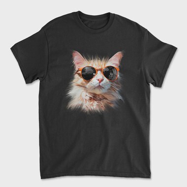 Sunglass Cat, Unisex Men's T-Shirt