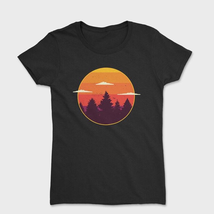 Sunset Trees, Дамска Тениска