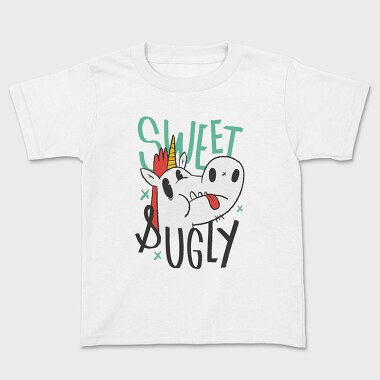 Sweet Ugly Unicorn, Kids' T-Shirt
