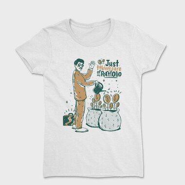 Taking Care My Portfolio, Women's T-Shirt