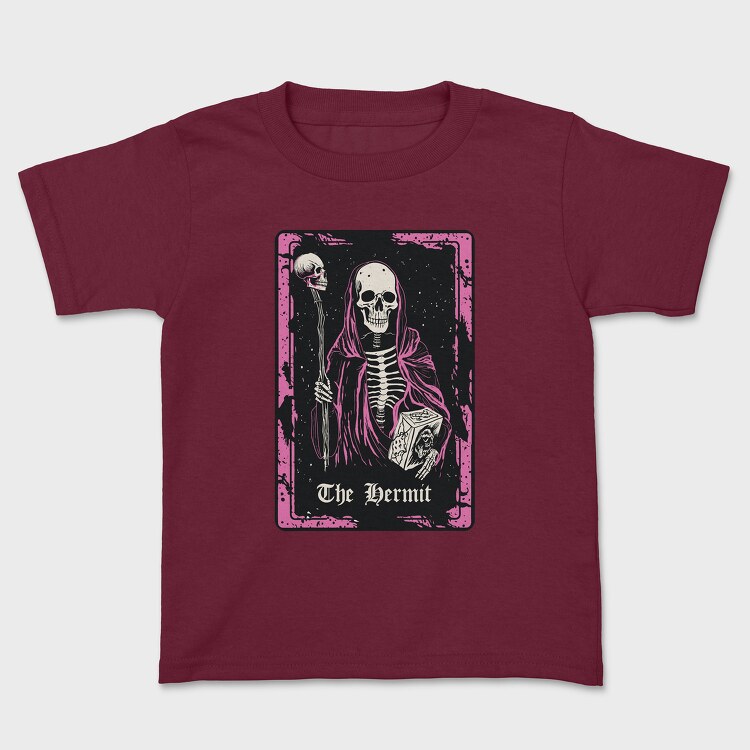 Tarot Card Hermit, Kids' T-Shirt