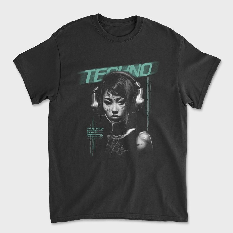 Techno Woman, Унисекс Мъжка Тениска