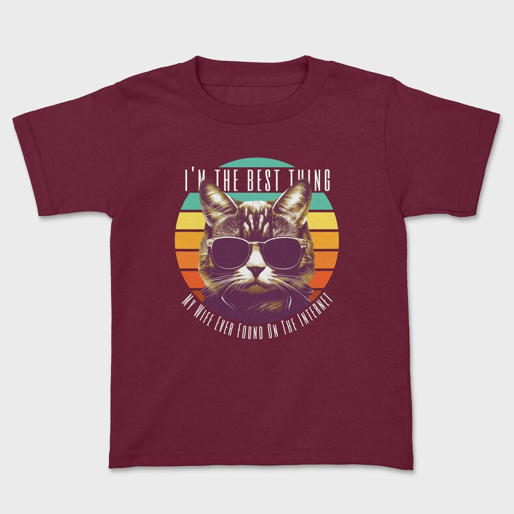 The Best Thing Cat, Kids' T-Shirt