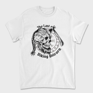 The Last Viking Unicorn, Unisex Men's T-Shirt