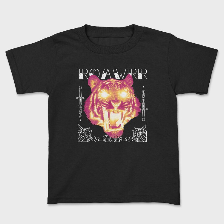 Tiger Roawrr, Kids' T-Shirt