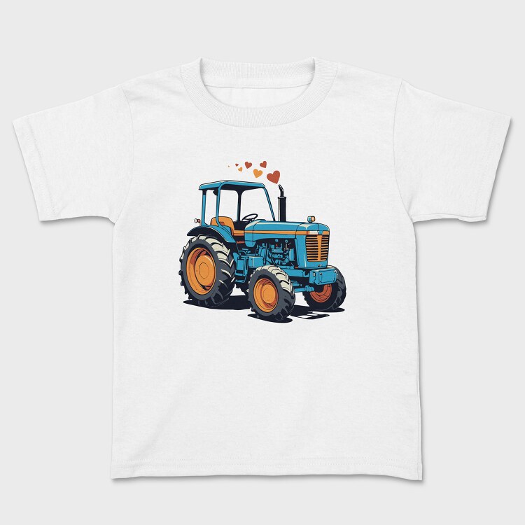 Tractor Cartoon Love, Детска Тениска