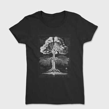 Tree Draw, Women's T-Shirt