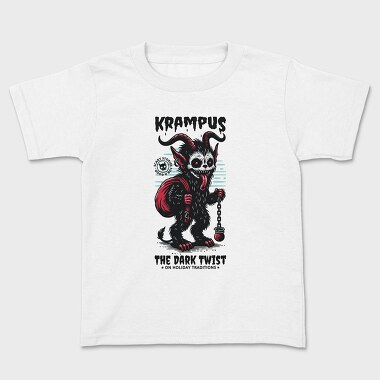 Trend the Dark Twist Krampus, Kids' T-Shirt