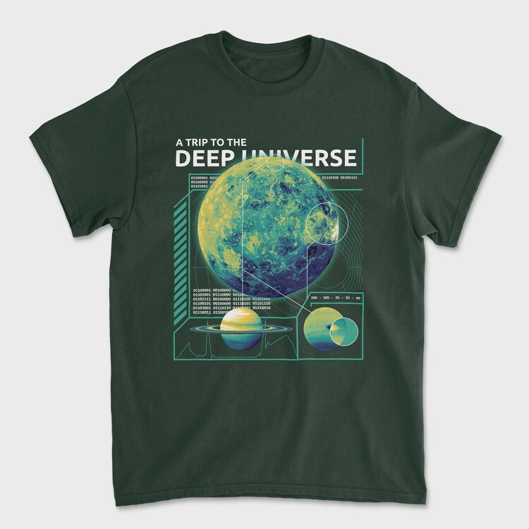 Trip to the Deep Universe, Unisex Men's T-Shirt