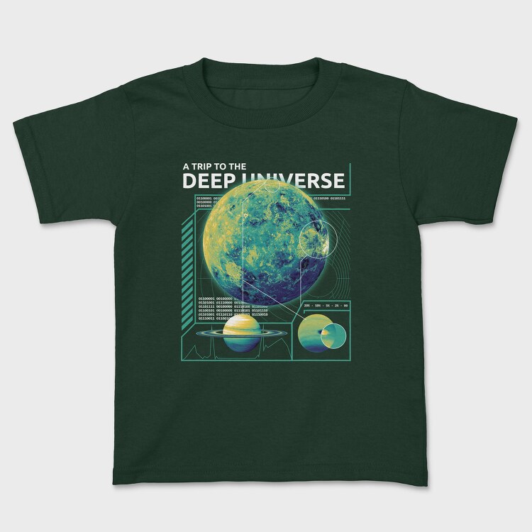Trip to the Deep Universe, Kids' T-Shirt