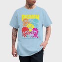 Ufo Dinosaurs, Unisex Men's T-Shirt