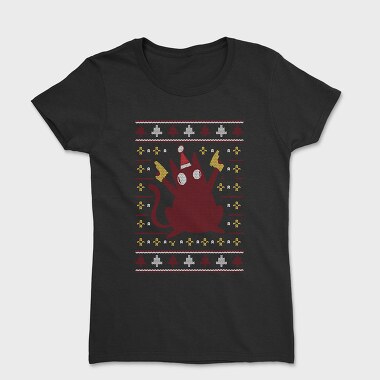 Ugly Sweater Cat, Women's T-Shirt