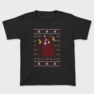 Ugly Sweater Cat, Kids' T-Shirt